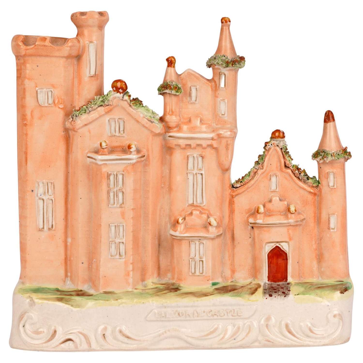 Staffordshire Pottery Flatback Model of Balmoral Castle
