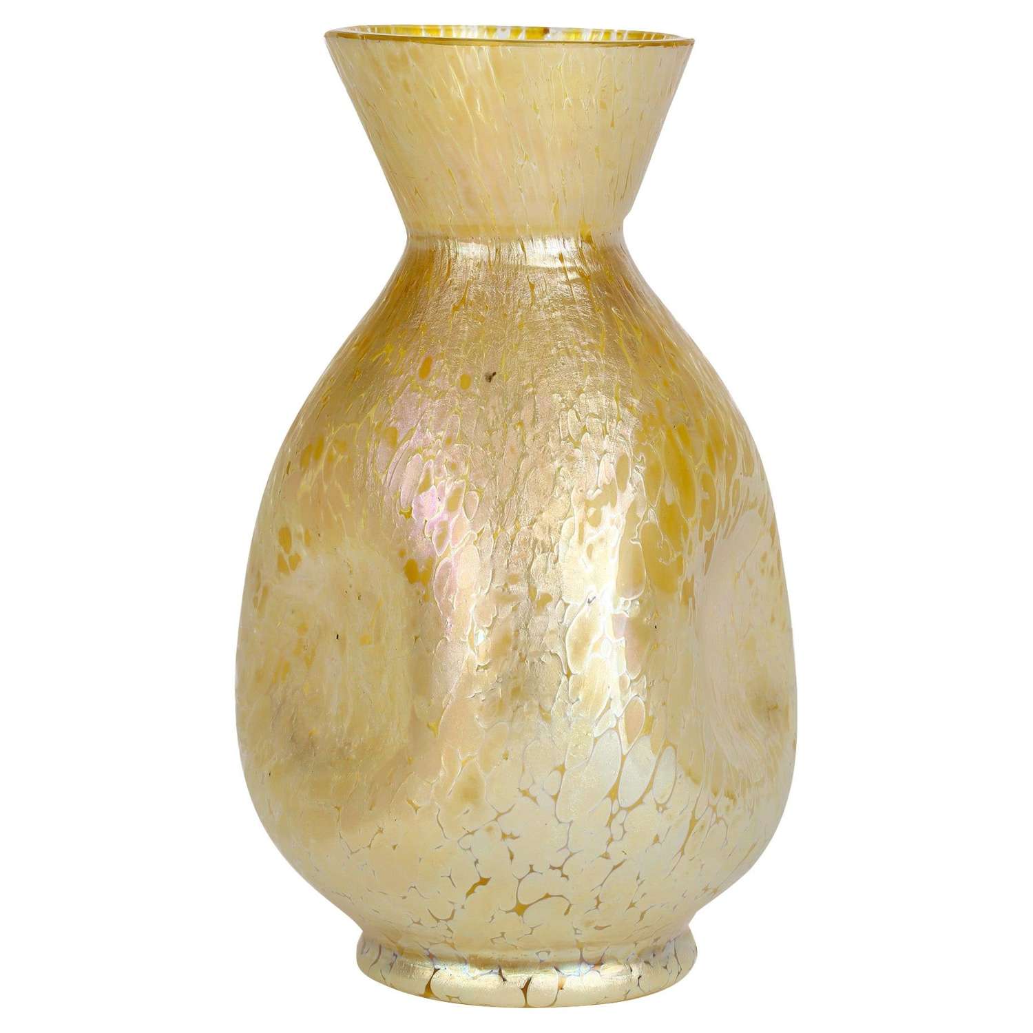 Loetz Candia Papillon Art Nouveau Iridescent Glass Vase