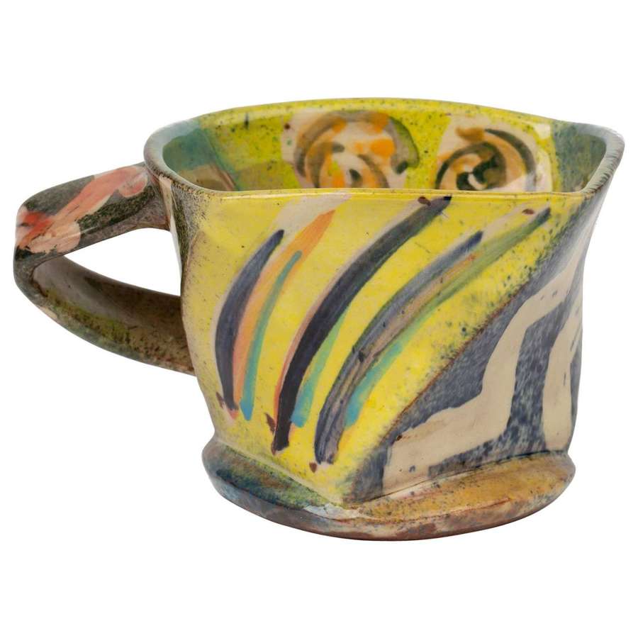 Paul Northmore Jackson Abstract Colorful Hand Painted Studio Pottery M