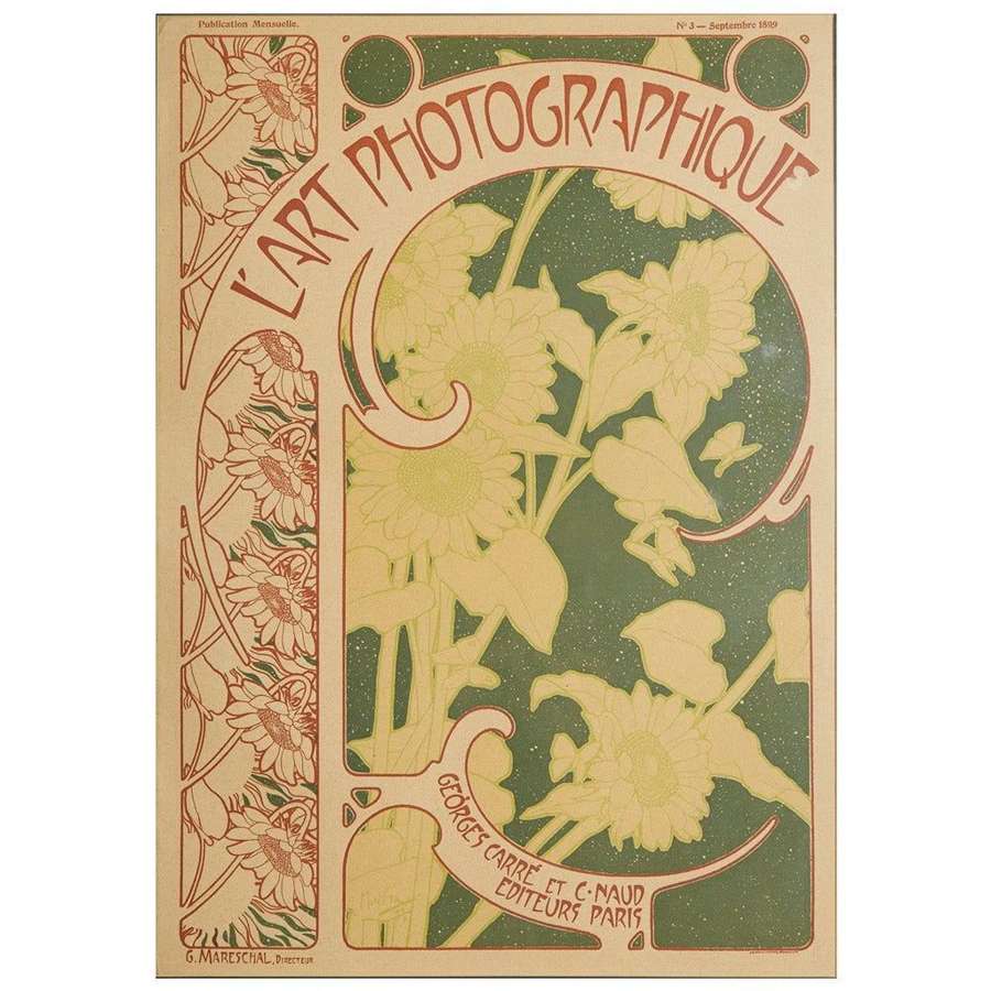 L'art Photographique Cover by Alphonse Mucha, 1899