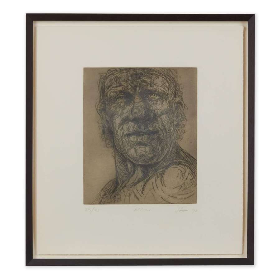Peter Howson Underground Series Framed Epping Print, 1998