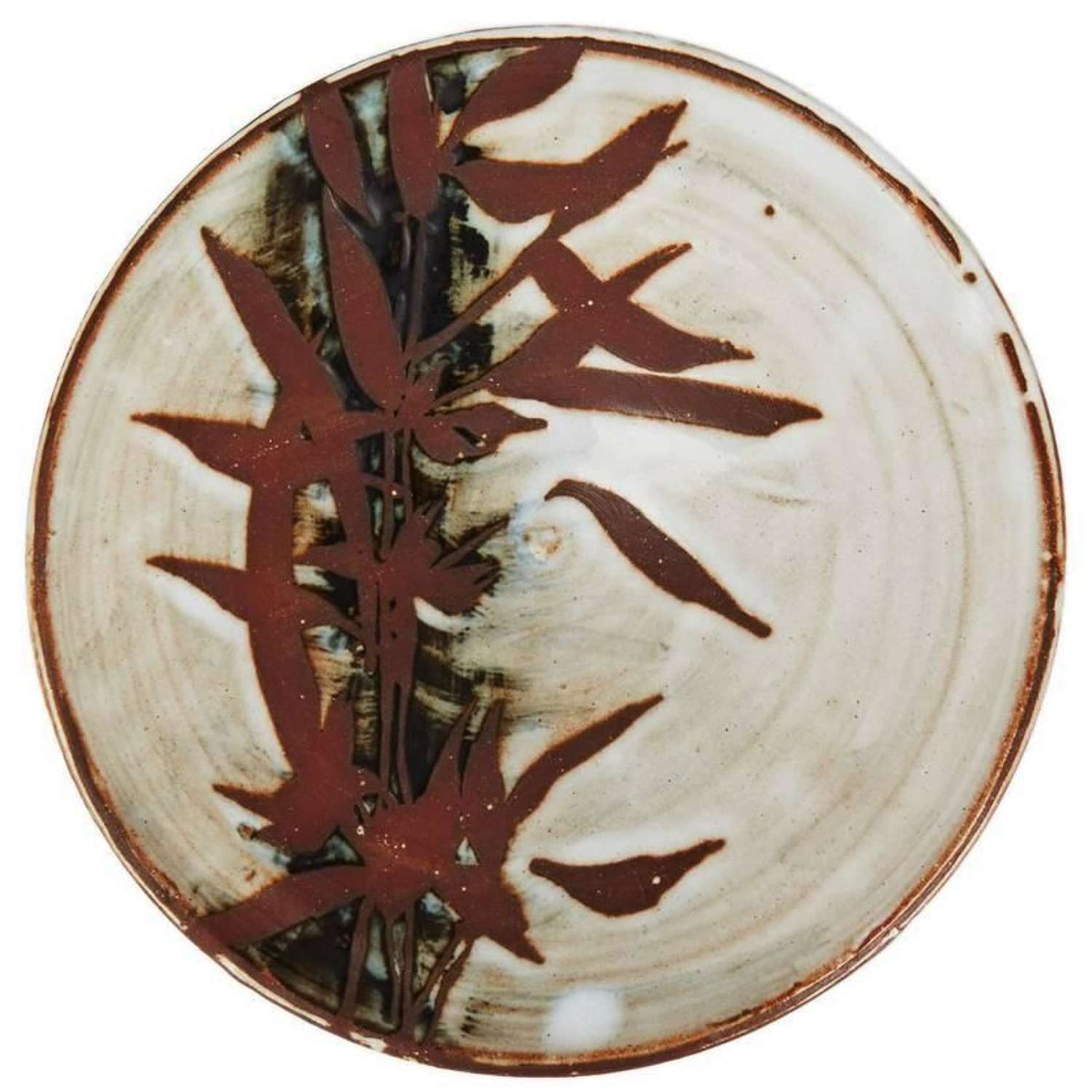 Japanese Shoji Hamada Inspired Bamboo Studio Plate