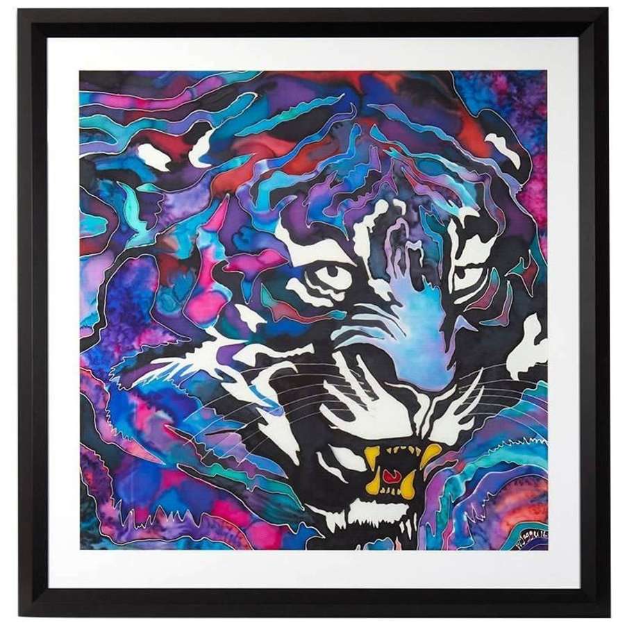 Original Silk Batik W. Jagger Tiger, 2016