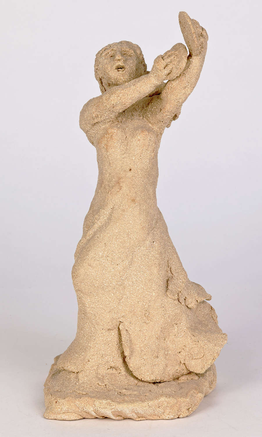 Quentin Bell Attributed Stoneware Girl Playing Cymbals