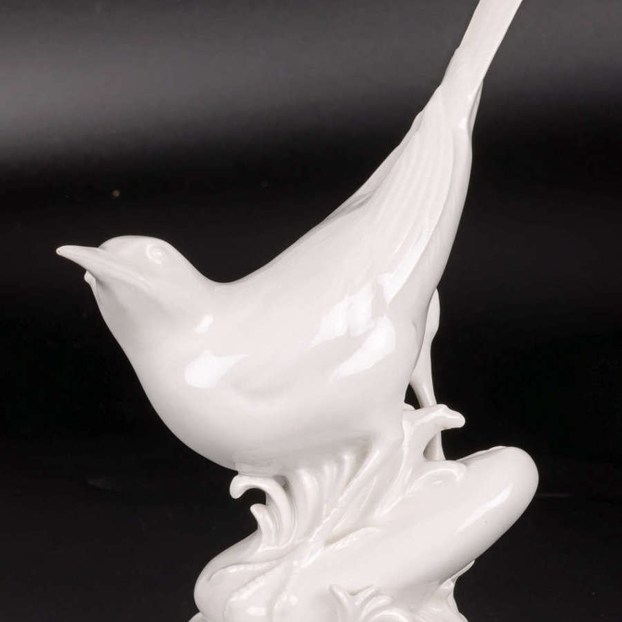 Meissen German Weiss Porcelain Garden Bird Starling Figure