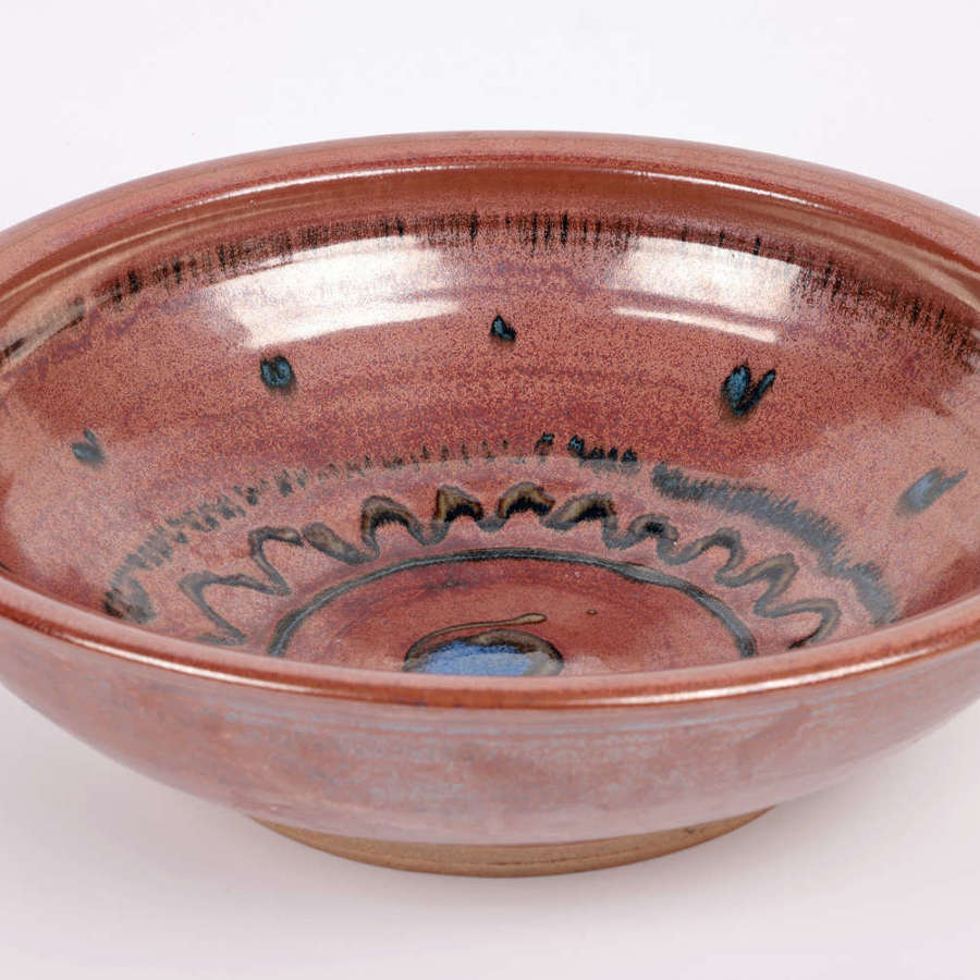 Winchcombe Studio Pottery Large Slip Decorated Bowl